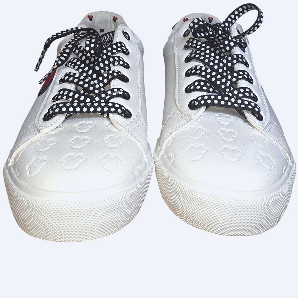 Ground Up Disney Minnie Mouse White Lace Up Sneakers Womens Size 9.5 - Picture 9 of 10